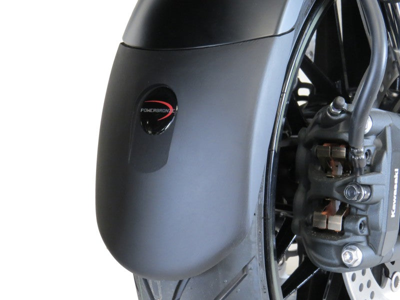 Powerbronze / パワーブロンズ マッドガードエクステンダー マットブラック KAWASAKI Z900RS  18-19 Z900RS CAFE  18-19 | 650-K119-070