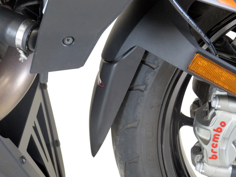 Powerbronze / パワーブロンズ マッドガードエクステンダー マットブラック KTM 1290 SUPER DUKE GT  16-19 1290 SUPER DUKE R  14-19 | 650-KT102-070