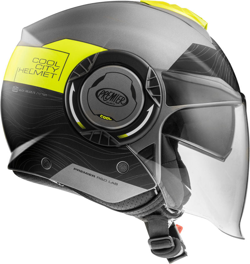 Premier / プレミア オープンフェイス ヘルメット 22 COOL EVO DSY 17 BM | APJETCOOPOLDSY
