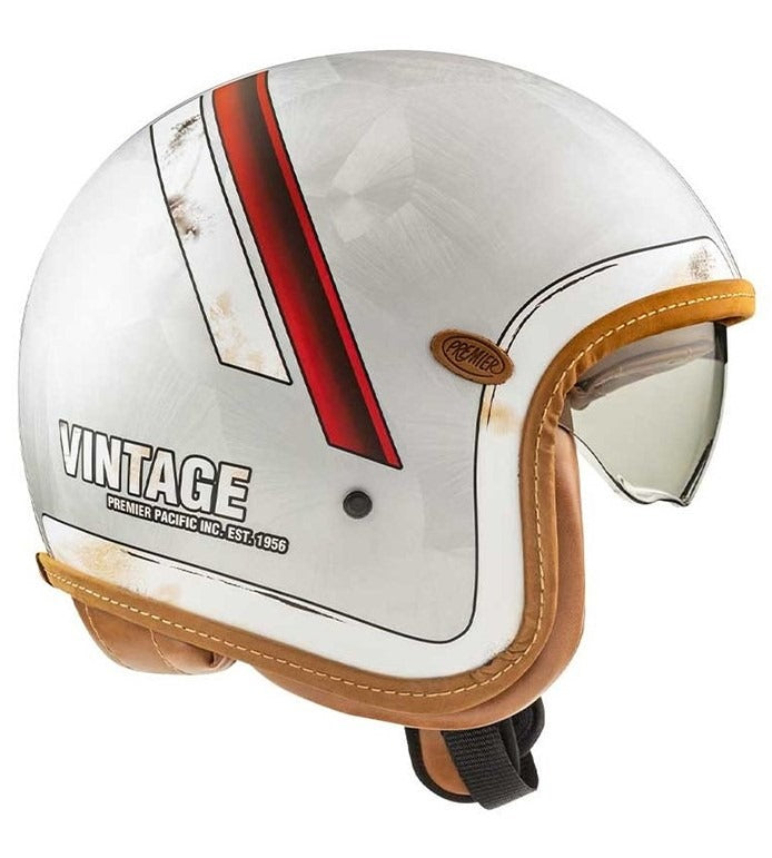 Premier / プレミア オープンフェイスヘルメット 22 VINTAGE EVO PLATINUM ED.DR DO 8 BM | APJETVIEFIBDR8