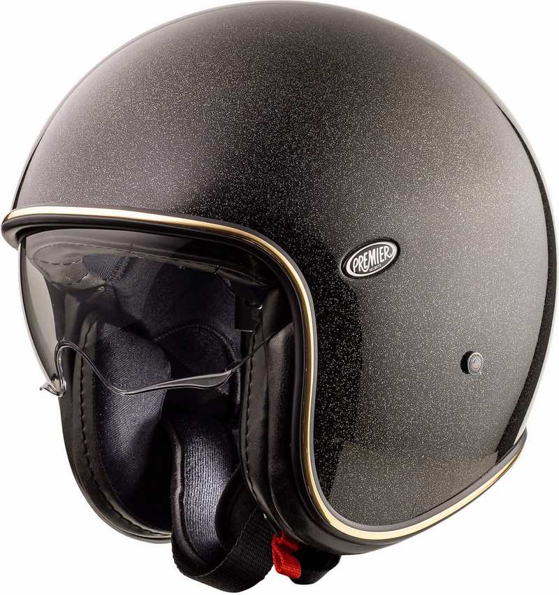 Premier / プレミア オープンフェイス ヘルメット VINTAGE U9 GLITTER GOLD | APJETVIEFIBGLG0