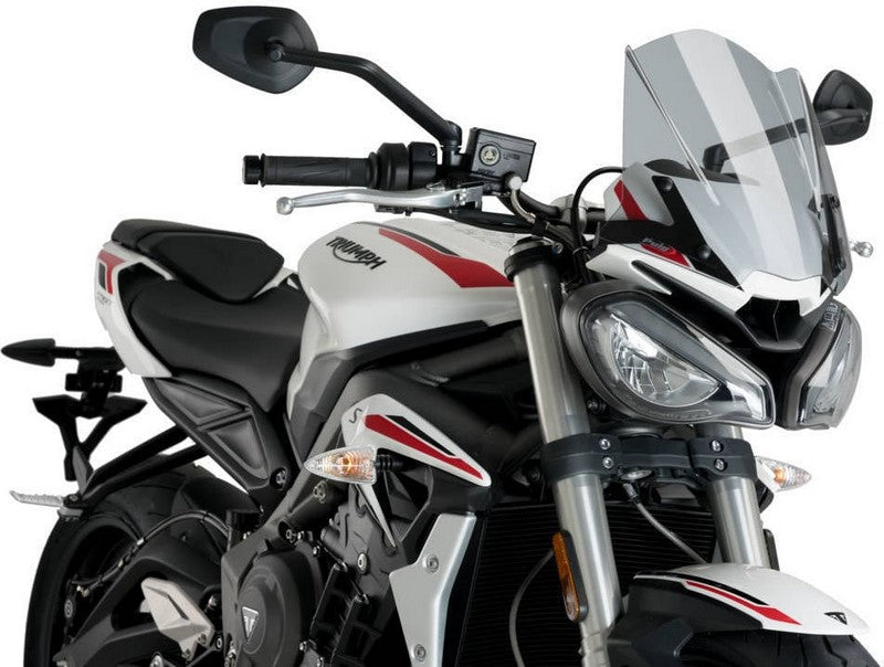 Puig / プーチ ウインドシールド ニュージェネレーション・スポーツ TRIUMPH STREET TRIPLE S 2020 | 20432