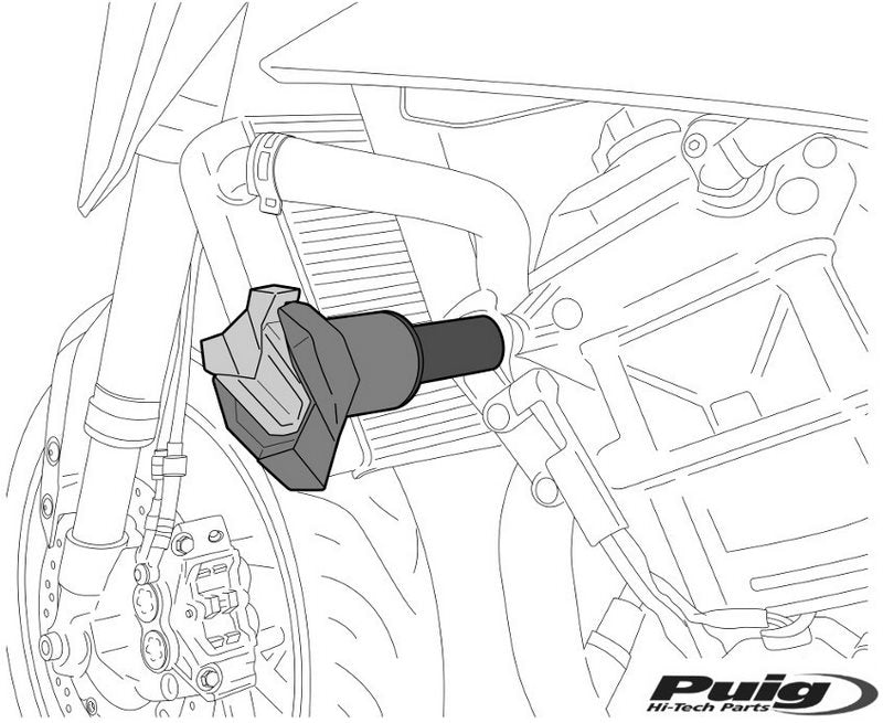 Puig  /  プーチ R19 フレームスライダー ブラック | 21355N