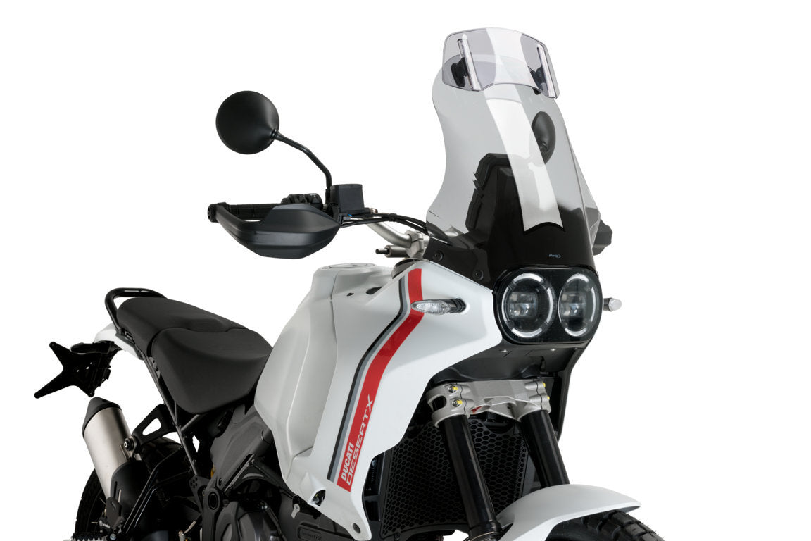 Puig Touring ウインドシールド バイザー付 スモーク | 21438H