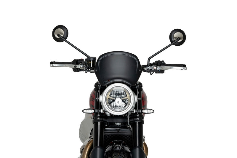 Puig / プーチ フロントプレート ABS Triumph Scrambler （スクランブラー） 1200X 24' | 22223