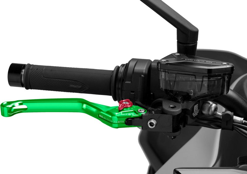 Puig Unfoldable Brake Lever 4.0. With Green Selector | 4120V