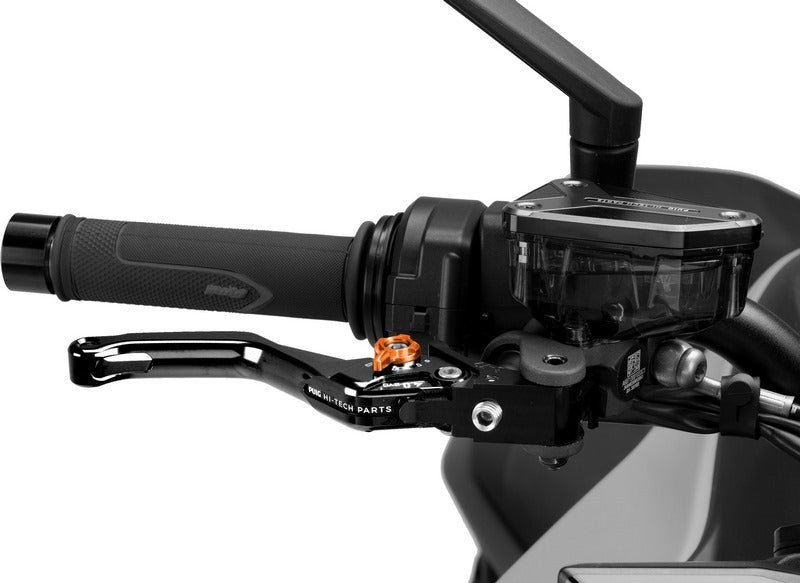 Puig Short Brake Lever 4.0. With Black Selector | 4130N