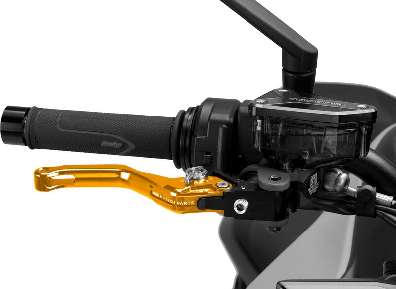 Puig Short Brake Lever 4.0. With Gold Selector | 4130O