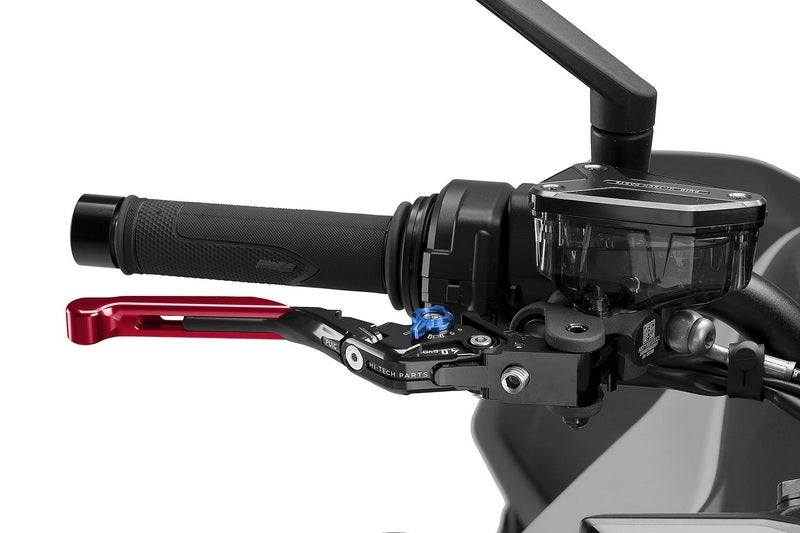 Puig Brake Lever 4.0. With Red Selector/Black Extendable | 414RN