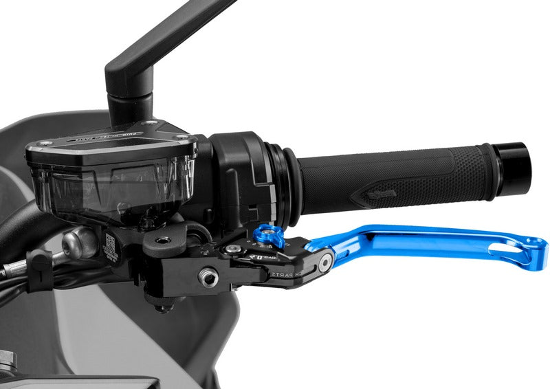 Puig Foldable Clutch Levers 4.0. With Blue Selector | 4210A