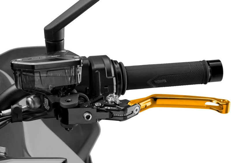 Puig Foldable Clutch Levers 4.0. With Gold Selector | 4210O