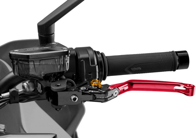 Puig Foldable Clutch Levers 4.0. With Red Selector | 4210R