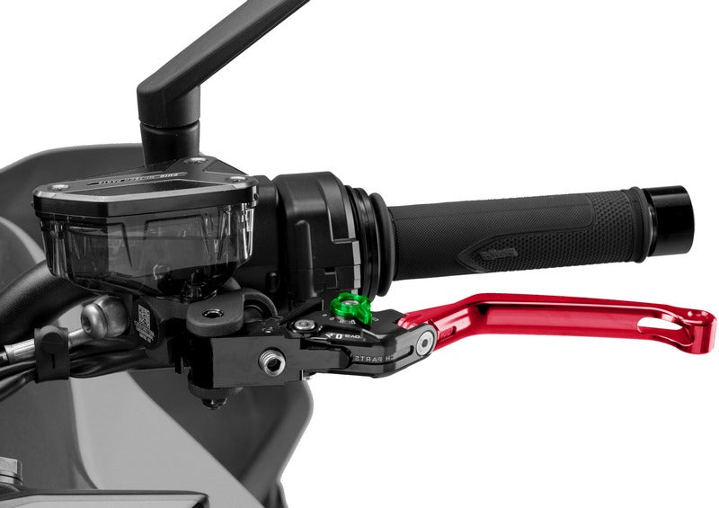 Puig Foldable Clutch Levers 4.0. With Red Selector | 4210R