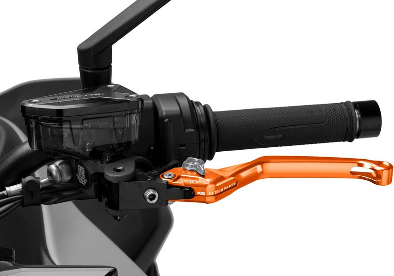 Puig Unfoldable Clutch Levers 4.0. With Orange Selector | 4220T