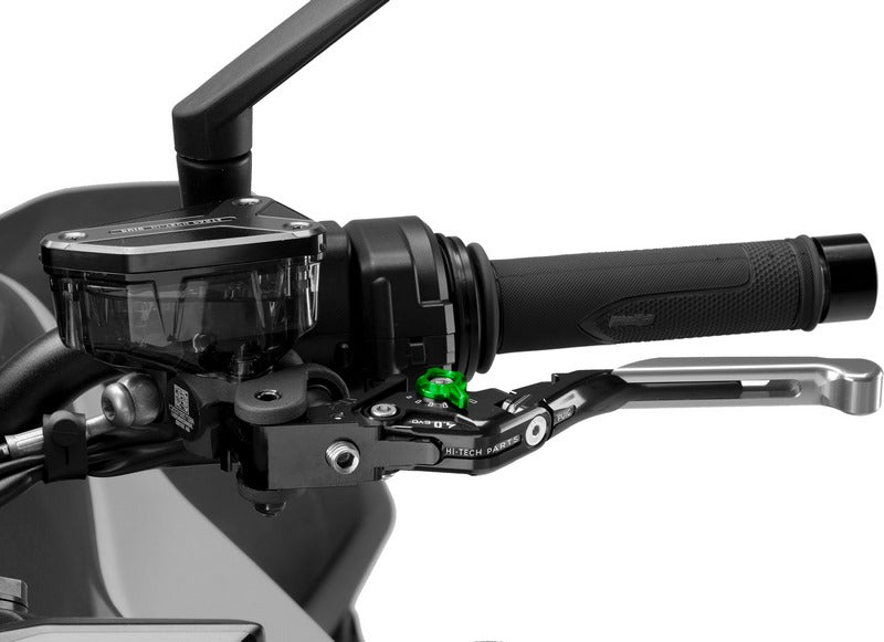 Puig Clutch Levers 4.0. With Silver Selector/Black Extendable | 424PN