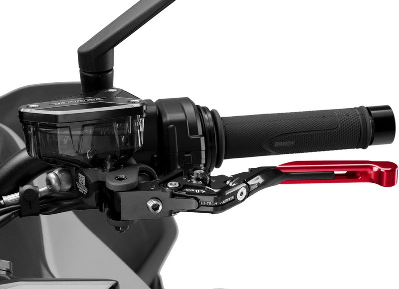 Puig Clutch Levers 4.0. With Red Selector/Black Extendable | 424RN