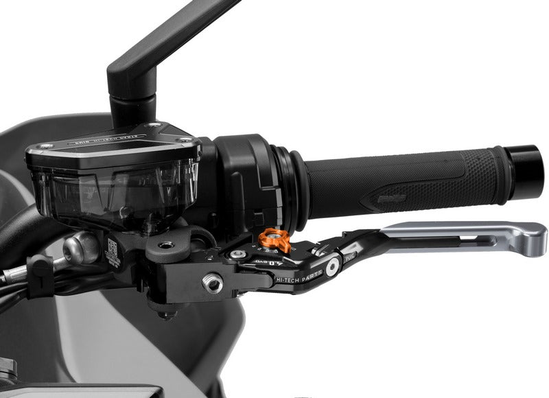 Puig Clutch Levers 4.0. With Titanium Selector/Black Extendable | 424YN