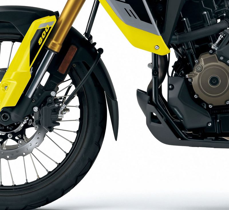 Pyramid / ピラミッド エクステンダフェンダー マットブラック | Suzuki Vストローム 800DE 2023- | 050696