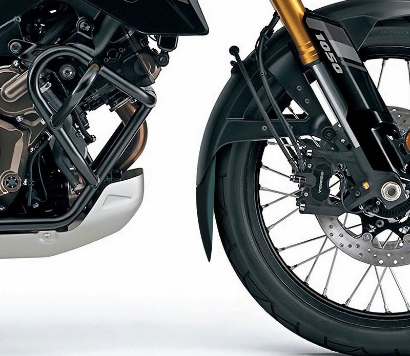 Pyramid / ピラミッド エクステンダフェンダー マットブラック | Suzuki Vストローム 1050DE 2023- | 050987