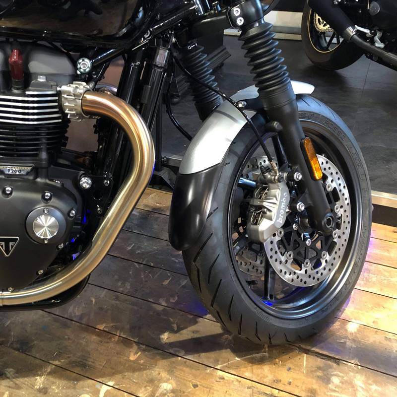 Pyramid Plastics / ピラミッドプラスチック エクステンダーフェンダー マットブラック Triumph Speed Twin 2019> | 056555