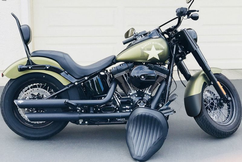 Pyramid / ピラミッド エクステンダフェンダー マットブラック | Harley Davidson Softail Slim 2013>2024 | 058840