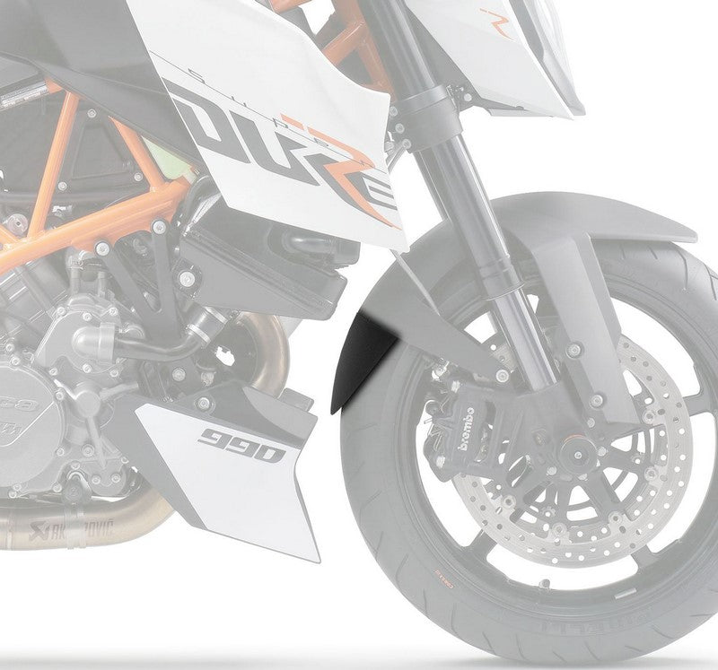 Pyramid Plastics / ピラミッドプラスチック KTM 990 Superduke R エクステンダーフェンダー マットブラック 2005>2013 | 059300
