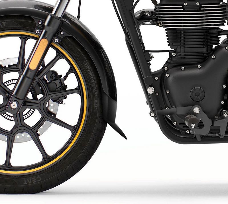 Pyramid Extenda Fenda | Matte Black | Royal Enfield Meteor 350 2021> | 059701