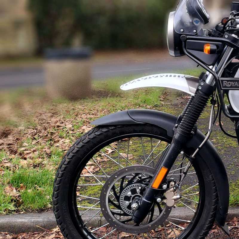 Pyramid Front Mudguard Beak | Matte Black | Royal Enfield Himalayan 2018> | 59702