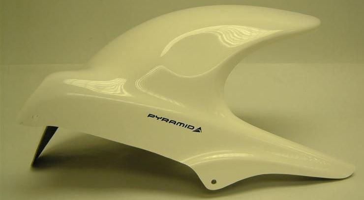 Pyramid Plastics / ピラミッドプラスチック Suzuki GSF 1200 S Bandit ハガー グロスホワイト 1996>2006 | 070400C