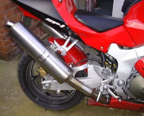 Pyramid Plastics / ピラミッドプラスチック Honda VTR 1000 SP1 ハガー グロスレッド 2000>2001 | 07124D