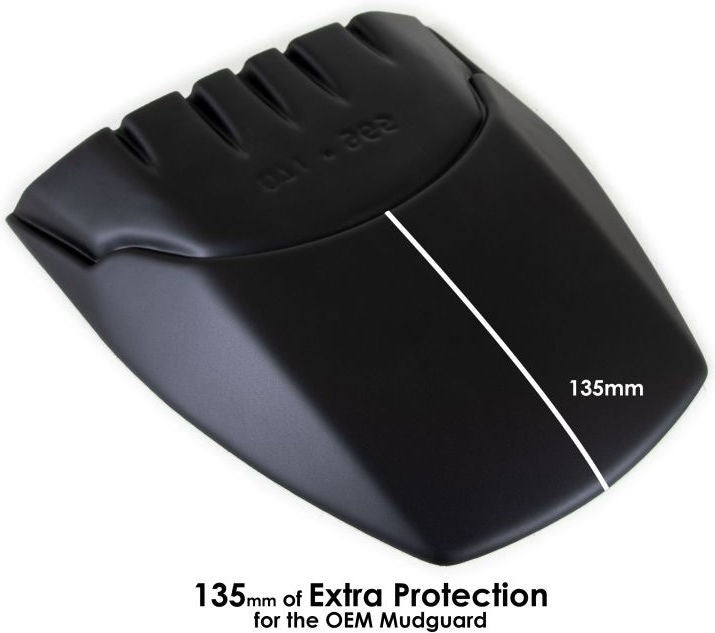 Pyramid Plastics / ピラミッドプラスチック Honda CBR 1000 RR ハガーエクステンション マットブラック 2004>2007 | 071965