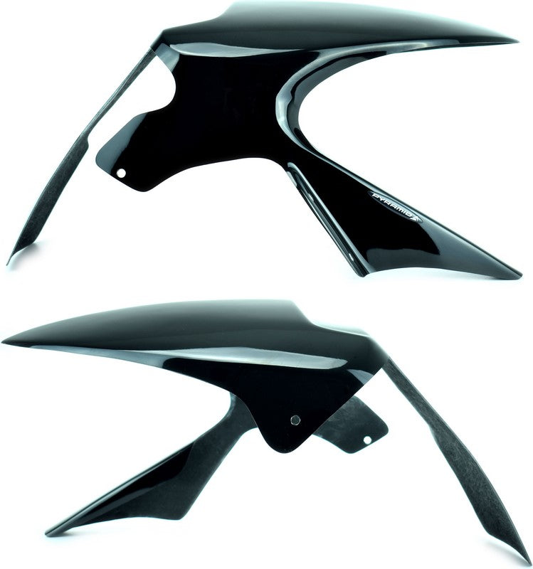 Pyramid Plastics / ピラミッドプラスチック Kawasaki ZX6-R ハガー グロスブラック 2007>2009 | 073230B