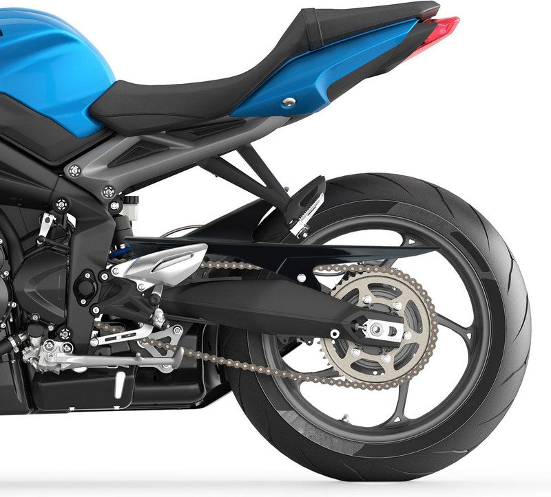 Pyramid Plastics / ピラミッドプラスチック Triumph Street Triple 675 R グロスブラック ハガー 2013>2017 | 076813B