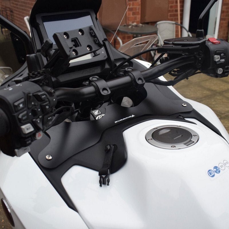 Pyramid / ピラミッド ウィンドディフレクターマットブラック | Honda NT-1100 2022- | 08035M