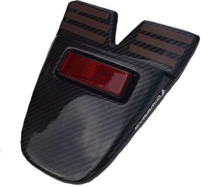 Pyramid Plastics / ピラミッドプラスチック Pyramid Ductail Tour - カーボン - リアプロテクション - ユニバーサルフィット | 08101A