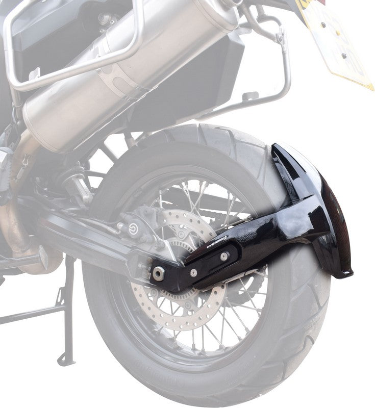 Pyramid Plastics / ピラミッドプラスチック BMW F800 GS スプレーガード (リアフェンダー) グロスブラック 2008>2017 | 085400B