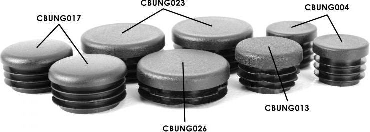 Pyramid Plastics / ピラミッドプラスチック BMW R Nine T Racer フレームエンドキャップ マットブラック 2017> | 089403