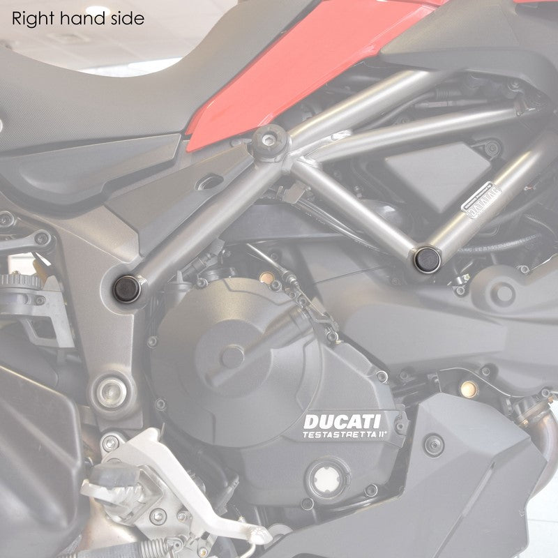 Pyramid Plastics / ピラミッドプラスチック Ducati ムルティストラーダ 1200 Enduro フレームエンドキャップ マットブラック 2015> | 089500