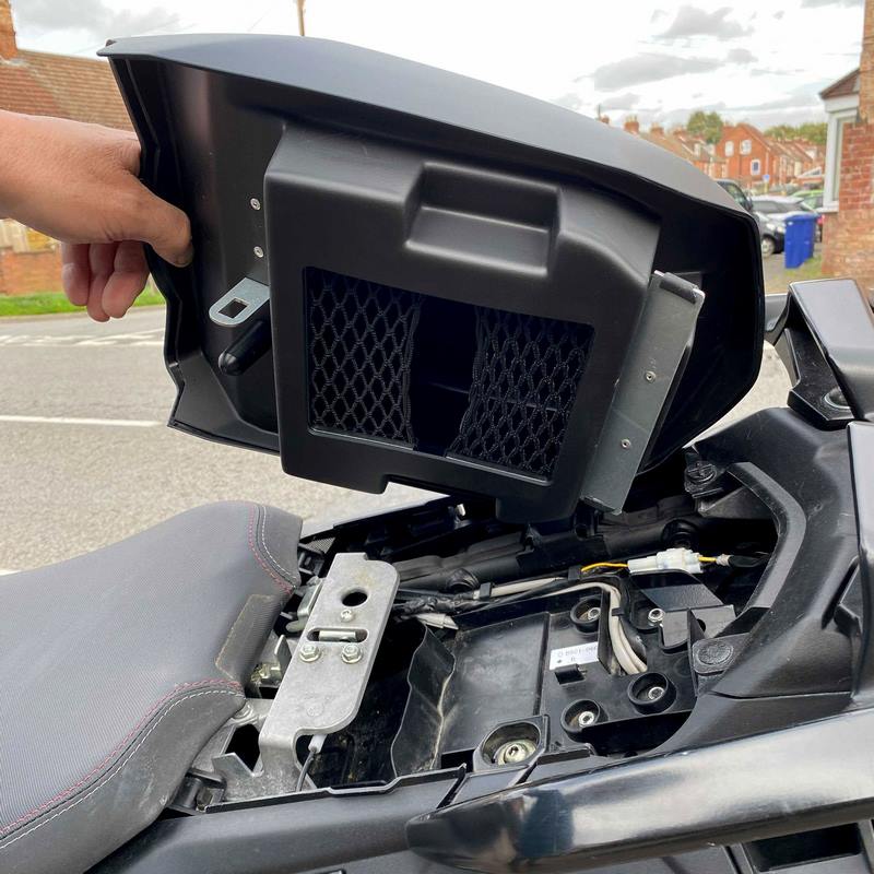 Pyramid Seat Pod | Matte Black | Yamaha Tracer 900 2018>2020 | 12420M