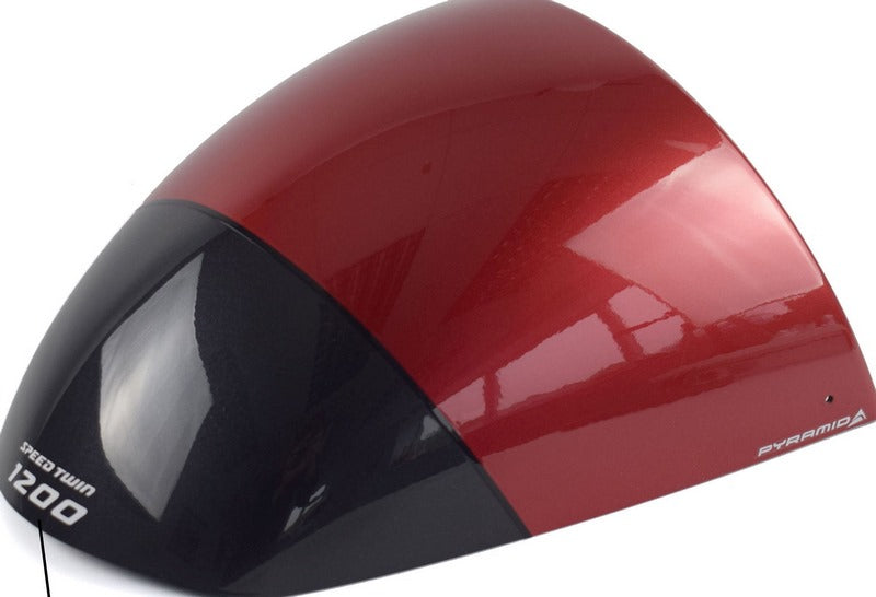 Pyramid / ピラミッド シートカウル カーニバルレッド & ストームグレー | Triumph Speed Twin（スピードツイン） 1200 2024- | 16120H