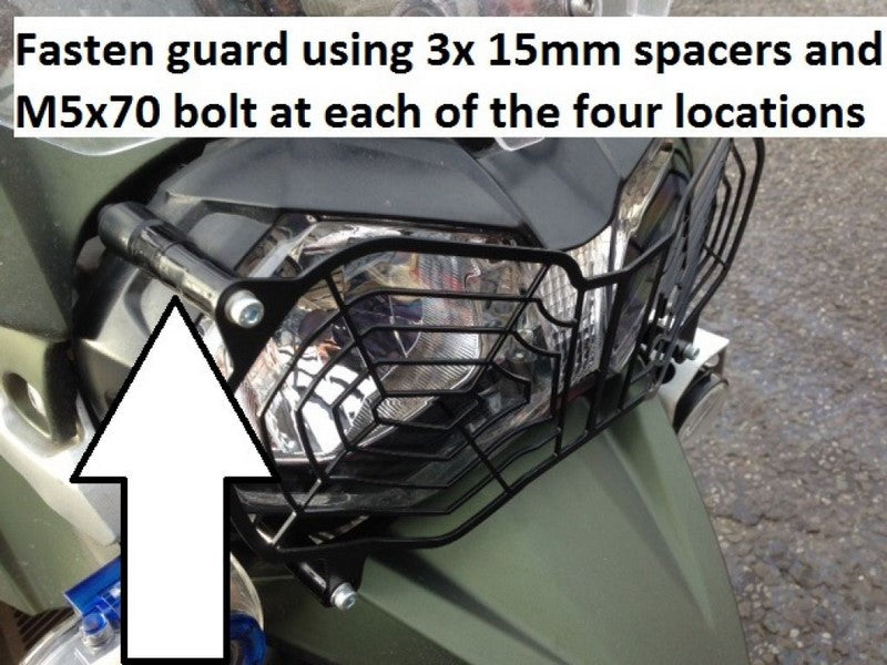 Pyramid Plastics / ピラミッドプラスチック Triumph Tiger 800 XC/XCX/XCA/Low ヘッドライトカバー ダークスモーク 2011> | 19664