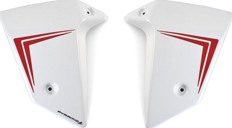 Pyramid / ピラミッド ラジエーター・チーク パールグレアホワイト | Honda CB 750 Hornet （ホーネット） 2022>2024 | 21055C