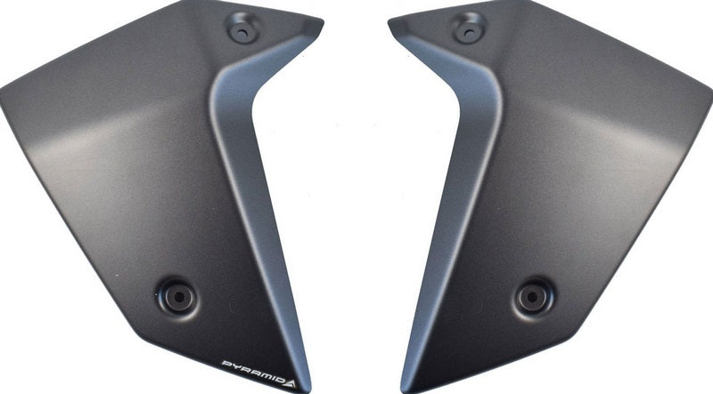 Pyramid / ピラミッド ラジエーター・チーク マットイリジウム グレーメタリック | Honda CB 750 Hornet （ホーネット） 2022>2024 | 21055D