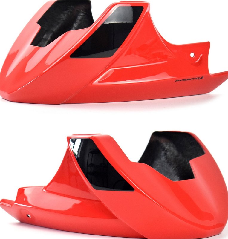 Pyramid / ピラミッド ベリーパン | ゲイエティレッド & グロスブラック | Honda MSX 125 2021- | 21121R