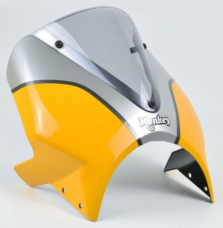 Pyramid Fly Screen | Banana Yellow/Silver | Honda Monkey 125 2021> | 21250F