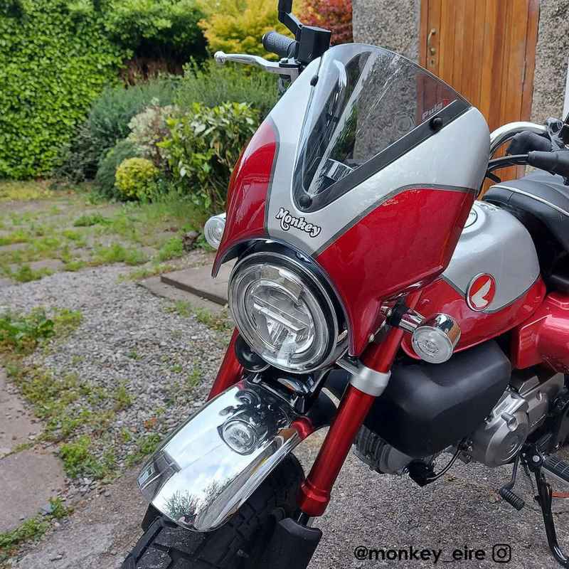 Pyramid / ピラミッド フライスクリーン クリーム/ホワイト | Honda Monkey 125 2022- | 21250T