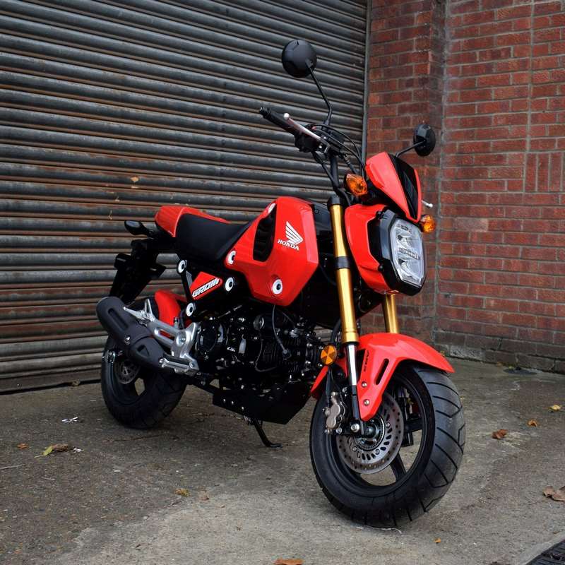 Pyramid / ピラミッド フライスクリーン ゲイエティレッド & グロスブラック | Honda MSX 125 2021- | 21280R