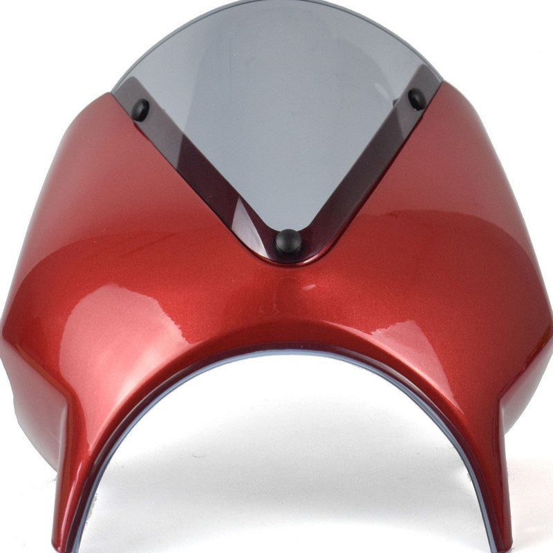 Pyramid / ピラミッド フライスクリーン パールネビュラレッド | Honda ST125 Dax 2023- | 21290R