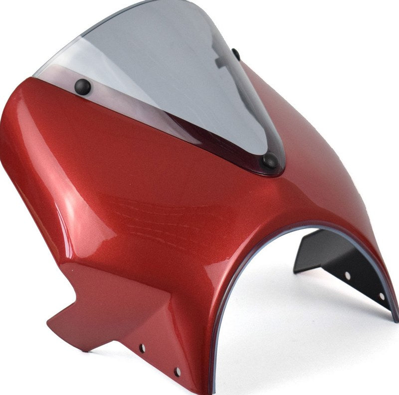 Pyramid / ピラミッド フライスクリーン パールネビュラレッド | Honda ST125 Dax 2023- | 21290R