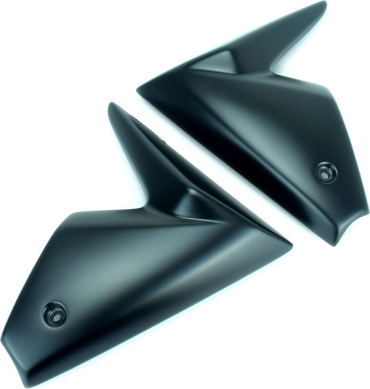 Pyramid Plastics / ピラミッドプラスチック Yamaha MT-09 ラジエーターチーク マットブラック 2013>2016 | 22131M